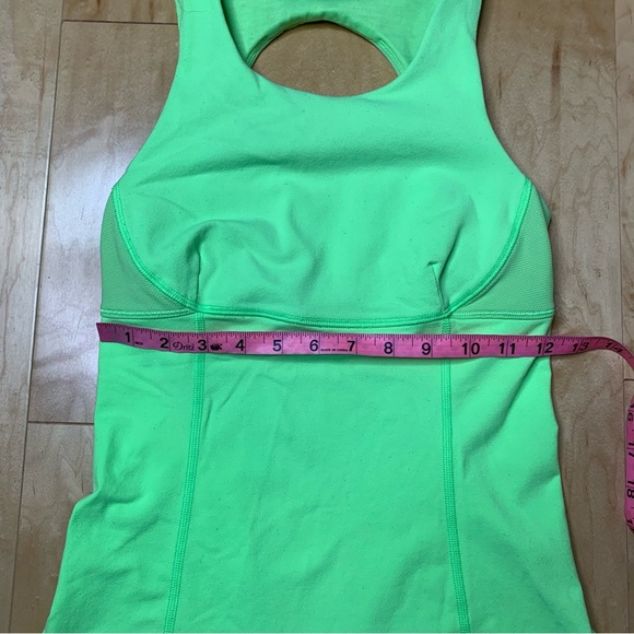 Lululemon Neon Green Swank Tank Top 4 - Picture 2 of 5